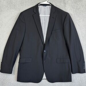 Brooks Brothers Explorer Mens 44R Blazer Sport Coat Black Wool Blend Regent Fit